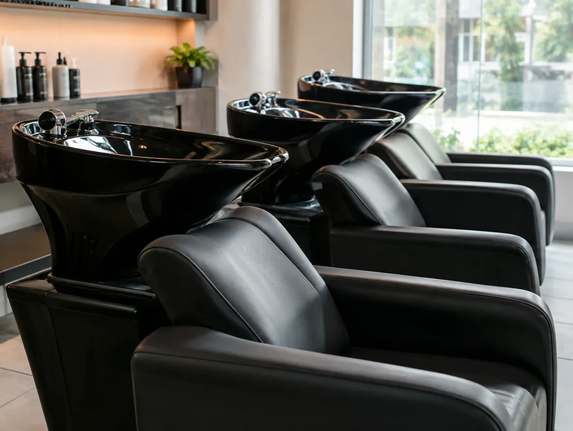 Symbolbild: Haarwaschbecken im Salon